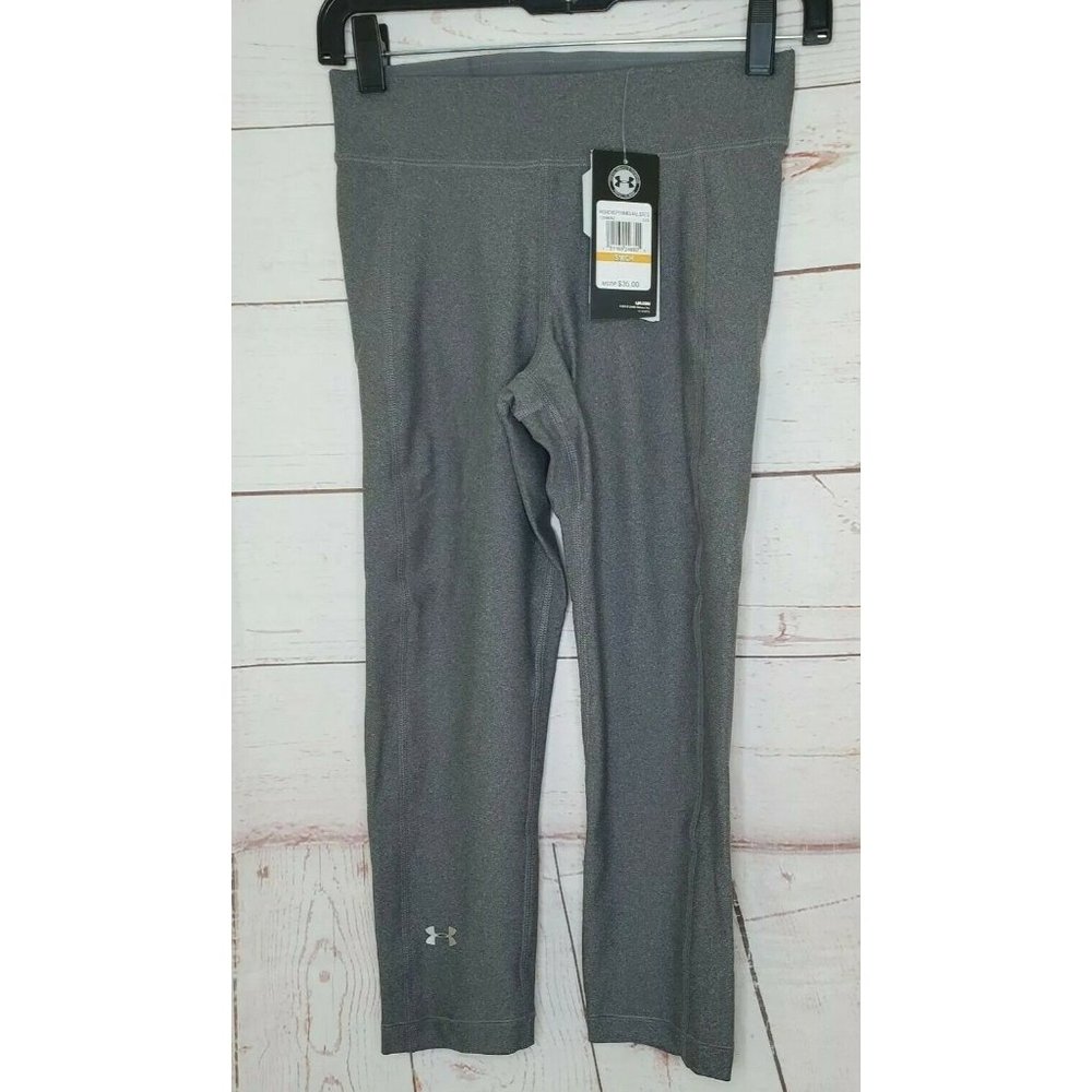 Women's Under Armour HeatGear Compression Yoga Leggings Capri Pants - Size Small